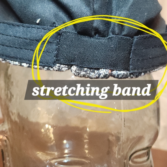 Plaid Wool Newsboy Cap - Picture 7 of 7